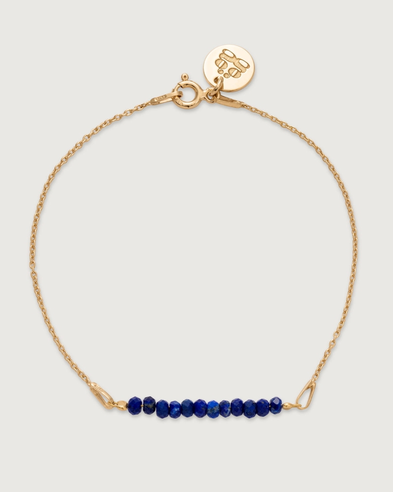 BRANSOLETKA Z LAPISEM LAZULI