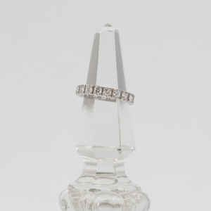 obrączka eternity vintage